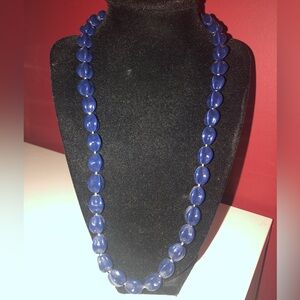 3/$20 Blue Beaded Necklace